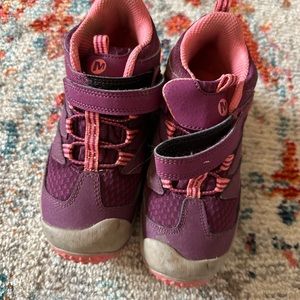 Girls Merrell hiking shoes